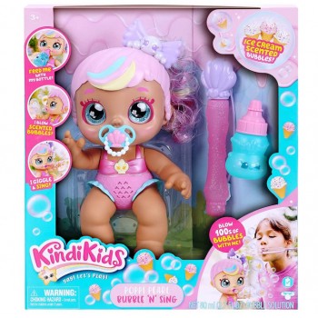 Лялька Kindi Kids Poppi Pearl Bubble 'N' Sing Перли Поппі Мильні бульбашки зі звуком