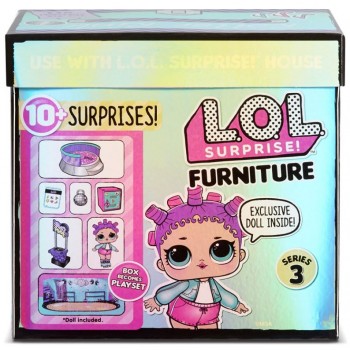 Ігровий набір з лялькою L.O.L. Surprise! Furniture, Роллердром Роллер-леді