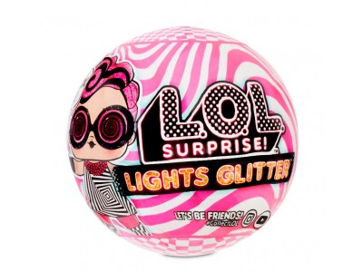 Новинка зими 2020 L.O.L. Surprise! Lights Glitter Doll with 8 Surprises