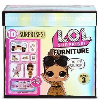 Ігровий набір з лялькою L.O.L. Surprise! Furniture 3 серія - Кабінет Леді-бос