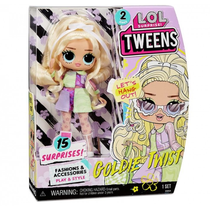 Ляльковий набір LOL Surprise Tweens S2 Goldie Twist Леді Денс