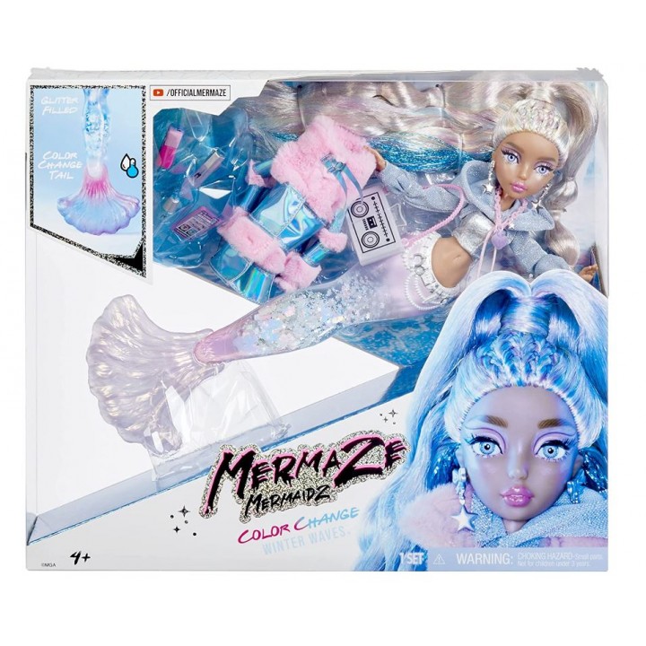 Лялька Mermaze Mermaidz Kishiko Winter Waves (Color Change)