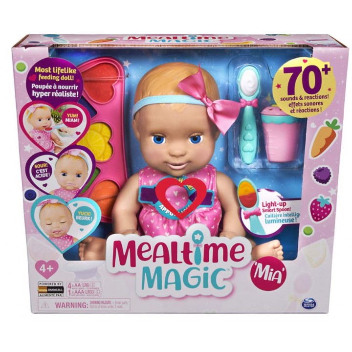 Інтерактивна Лялька Пупс Реалістична Міа Mealtime Magic Mia