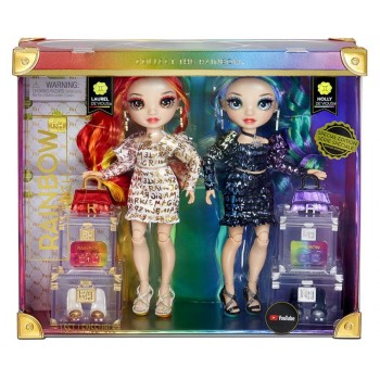 Набір із двох ляльок-близнюків Rainbow High Twins